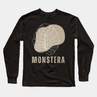 Monstera Plant Mama Plant Lovers Gift Ideas Long Sleeve T-Shirt